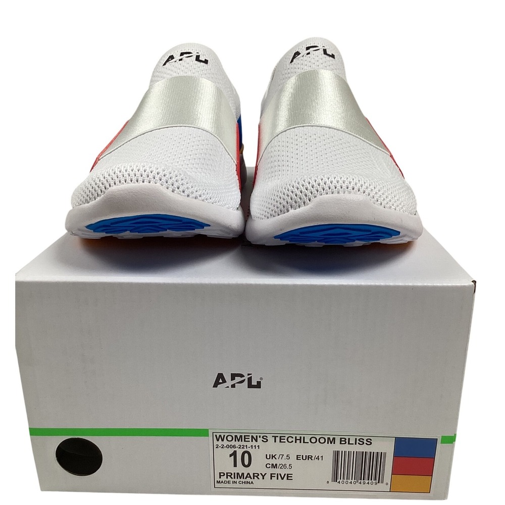 APL Women Techloom Bliss Slip On Sneakers White Primary Five Size 10